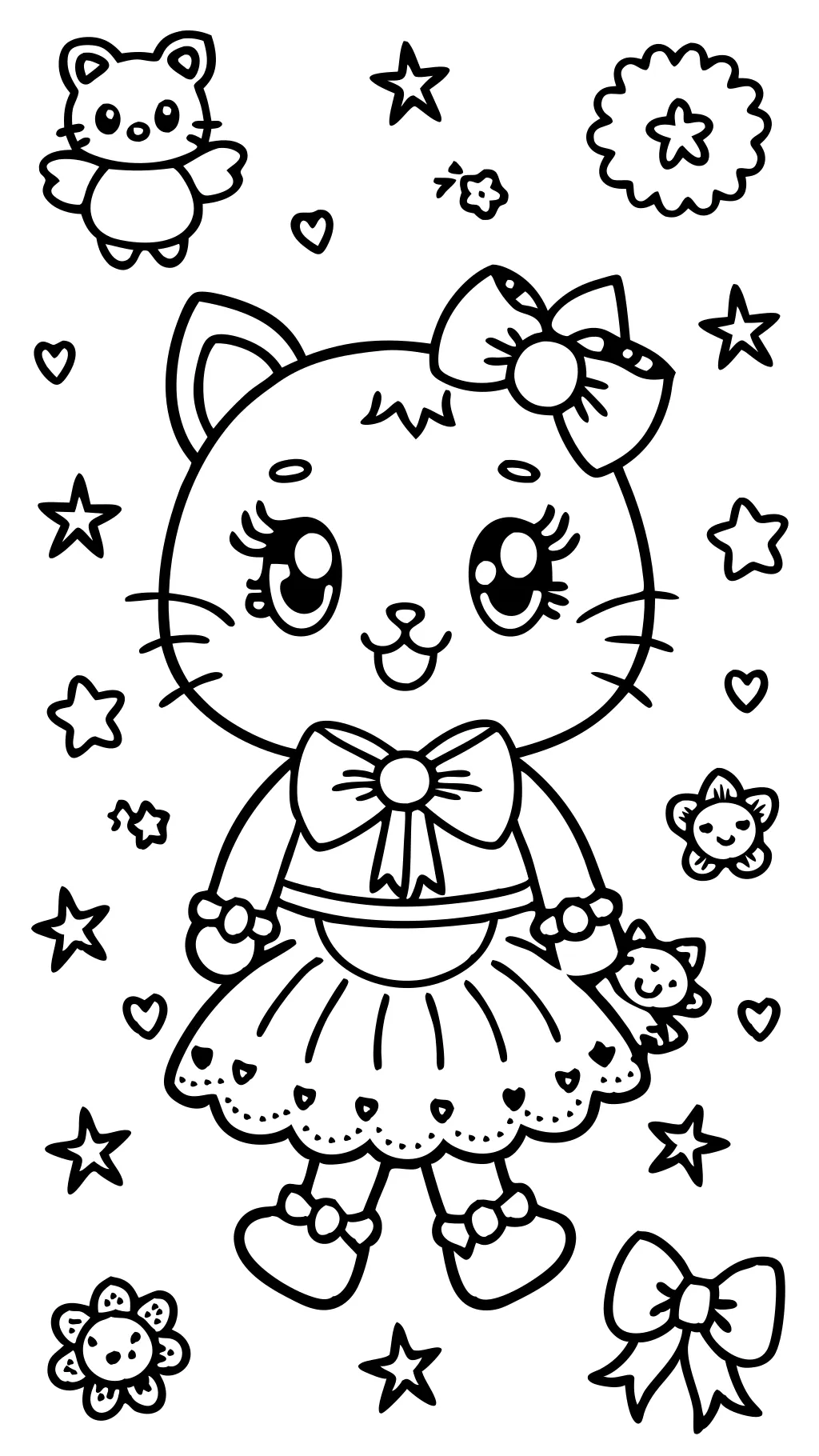 girly coloring pages